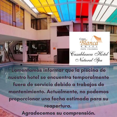 Hotel Casablanca Natural Spa Paipa Exterior photo